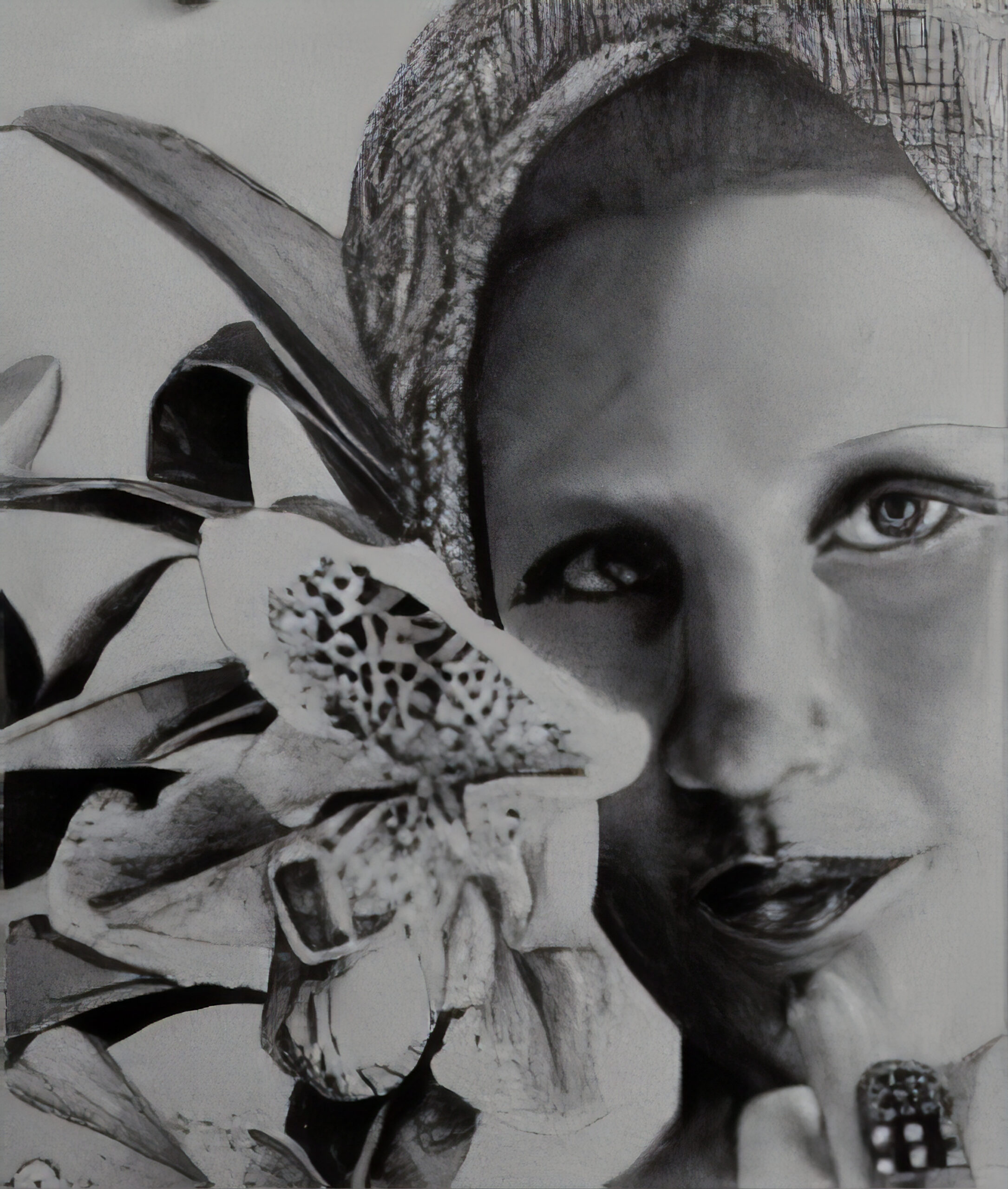 Renée with Orchid (for Jeanne Kinsel)