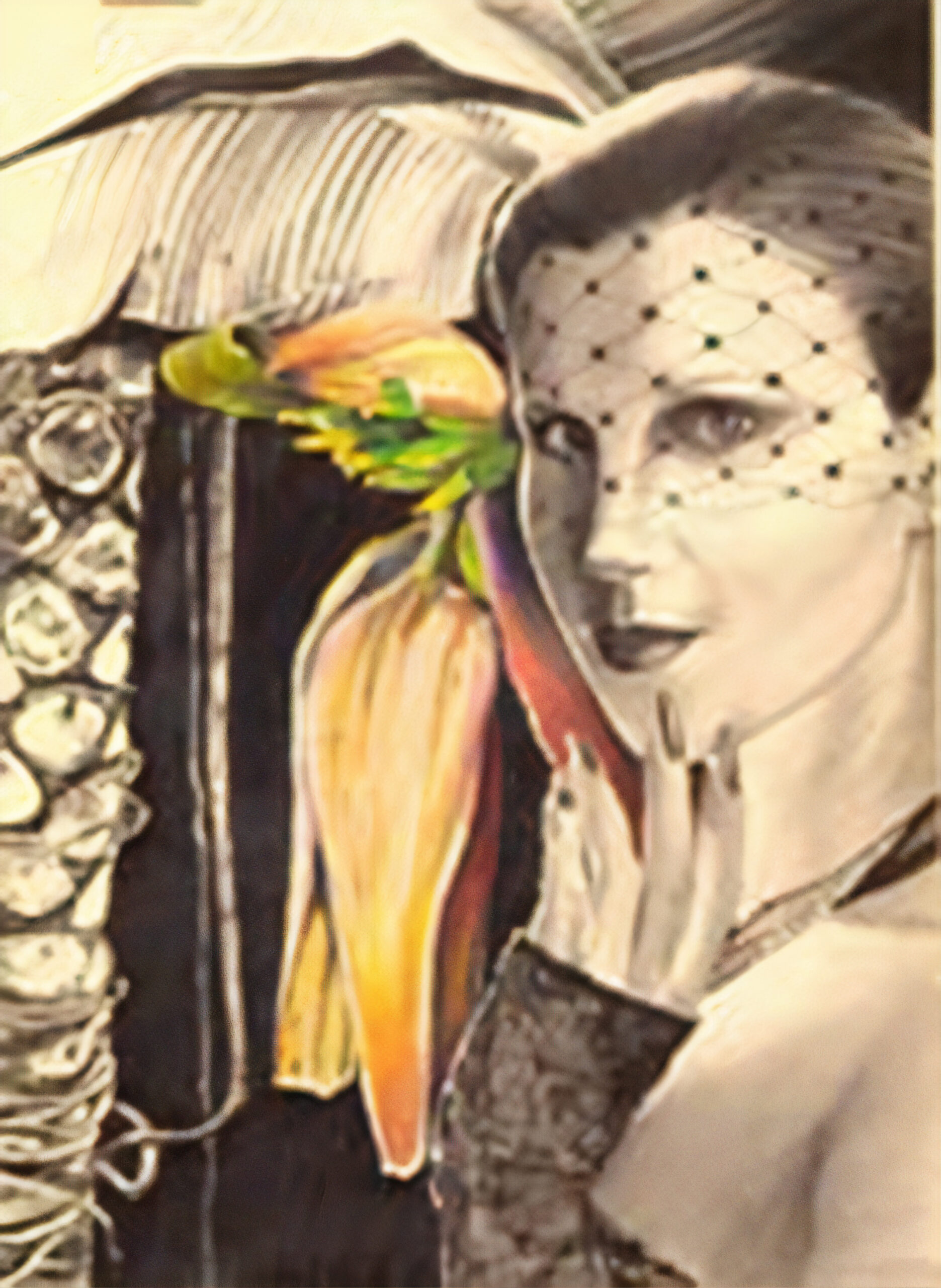 Sketch for Renée and Banana Blossom